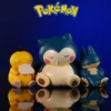 Pokemon Sleeping Psyduck Munchlax Snorlax Anime Cartoon Game PVC Collectible Figure