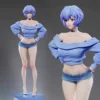Schoolgirl Rei Ayanami Premium Version 26CM Limited Edition Anime Series GK Collectible Figure
