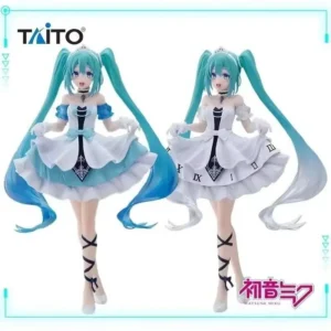 Taito Original Genuine Piapro Characters Hatsune Miku Wonderland Figure Cinderella China Exclusive Color Model Toys 18cm Figures