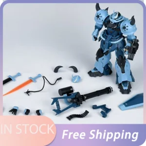 In Stock Nidai Model Ms-07b-3 Gouf Custom Gk Hu Wang 1/144 Assembly Model Kits Plastic Skeleton Action Figure Robot Plastic Toys