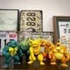 Pokemon Pikachu Model Anime Cartoon Charizard Squirtle Psyduck Rampage Form Room Table Action Figure