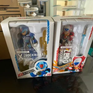 In Stock Original Bandai Game Anime Figure Rockman Rockman X Zero Series Blazing Form Movable Action Figure Toys Borthd