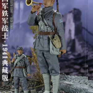 ViiKONDO 1/6 Action Figure Model JM-X002 JEU China PLA The New Fourth Army Men WWII Iron N4A 12'' Toy Soldier Fullset Collection