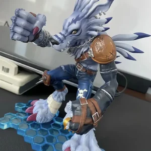 New 22cm PVC Anime Action Figures Digimon Adventure Were Garurumon And Metal Greymon Collectible Toy Figurine Decoration Gifts