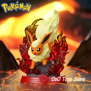 Anime Pokemen Figure Flareon Action Figures Pvc Collection Model Toys for Children Gifts 9cm/3.54in