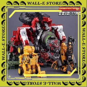 In Stock Transformation Action Figure Toys Robot Car AOYI 8 IN 1 Big Devastator Anime Series Model Classic Boy Kids Gifts