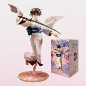 20cm Anime The Garden Of Sinners Action Figure Ryougi Shiki Cartoon Cute PVC Model Desktop Ornaments Children Toys Gifts