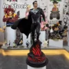 Justice League Black Superman 1/4 Large Size Statue Iron Man Full Body Collectible Figure