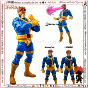 Mustang Toyz 1/12 Cyclops Scott Summers Action Figure X-Men Laser Eye Mutant PVC Collectible Model Articulated Toy Gift