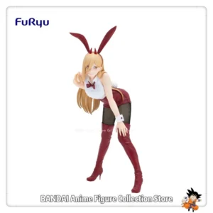In Stock 100% Original Furyu Chainsaw Man BiCute Bunnies Figure Power 25cm Animation Figure Toy Model Statue Ornaments