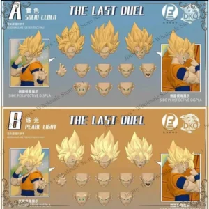 Coming Soon DKO&RE Studio Dragon Ball Son Goku Super Saiyan Full Power Head Sculpt Accessory Pack 3 Heads 10 Faces Collection