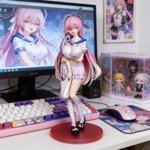 10.63in/27cm Anime Blue Archive Figure Urawa Hanako Action Figures PVC Statue Model Collection Toys Gifts