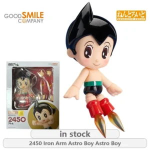 GSC Original NENDOROID·SERIES Series 2450 Iron Arm Astro Boy Action Figure Model Toys Movable Model Ornaments Gifts Fo Boys