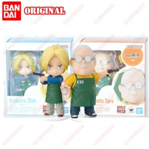 BANDAI Original SAKAMOTO DAYS Figuarts Mini In Stock Taro Sakamoto Shin Asakura Action Figures Anime Figurine Toys