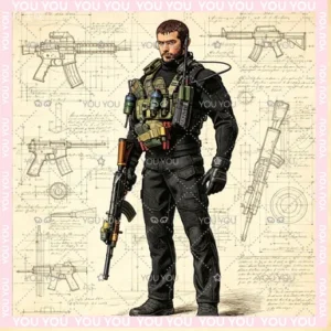 Pre-sale HOT PLAY Resident Evil 8 1/12 Action Figure Wolf Hunter Captain Chris RedfieldMovable Model Collectible Toy
