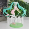 20cm Anime Hatsune Miku Model Summer Memories Golf Figurines Car Decoration Collectible Figure