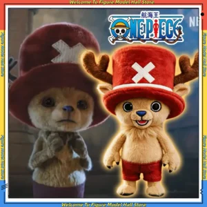 In Stock New Anime One Piece Chopper Doll Cute Ship Doctor Deer with Pink Hat Anime Peripherals Toy Birthday Christmas Gift