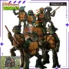 MEZCO Ant One: 12 Ninja Turtles Set, Lafayette Michelangelo 1/12 Mobile Collectible Figure