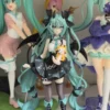 19CM Anime Little Devil Hatsune Miku Handmade Raccoon Chuyin Dark Angel Collectible Figure