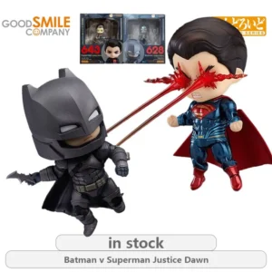 GSC Original NENDOROID Batman Vs Superman Series 628 Batman Justice Edition643 Superman Action Figure Model Toys Gifts Fo Boys