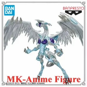 Bandai Original KONAMI Monsters Stardust Dragon Yu-Gi-Oh! Anime Figure Action Figurine Toys PVC Model Collection Doll Gift