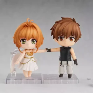 10cm Tsubasa Chronicle RESERVoir Sakura Li Syaoran #2152 2152 #2153 Action figure toys collection doll Christmas gift with box
