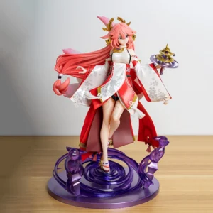 24cm Genshin Impact Yae Miko GK PVC Action Figure Anime Figure Model Toys Collection Doll Gift