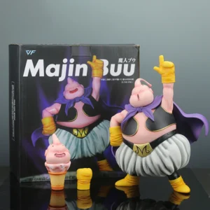 32cm Dragon Ball Z Anime Figure Majin Buu Fat Buu Dual-Headed Dual-Handed Pvc Action Figures Collection Model Toys Children Gift