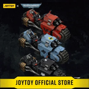 JOYTOY Warhammer 40,000 1/18 Action Figures Blood Angels Space Wolves Raven Guard Raiderpattern Combat Bike