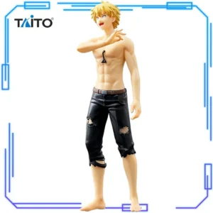 In Stock Taito Original Genuine Anime Chainsaw Man Denji 18cm Collections Model Toys Figure Birthday Gift