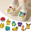 Cartoon Pokemon Pikachu Shoe Charms Anime Charmander Squirtle Diy Accessories for Collectible Figure