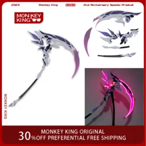 170cm Honkai：Star Rail Weapos model Castorice sickle cos arms Anime action collection category Can glow Model Holiday gift toys