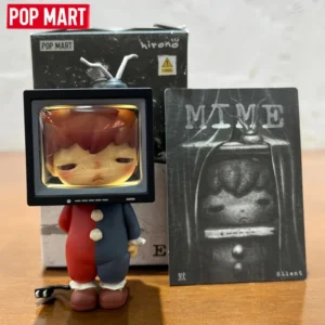 POP MART Hirono The Mime Series Blind Boxes Anime Figure Cartoon Action Figurine Toys Dolls Cute Mysterious Box Birthday Gifts