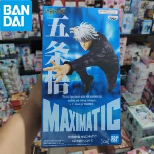 Original Bandai In Stock Model Banpresto Maximatic Jujutsu Kaisen Satoru Gojo Ii Figure Anime Model Doll Figurine Toys Gifts