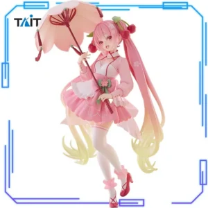 In Stock Taito Original Genuine Piapro Characters Hatsune Miku Artist MasterPiece+ Sakura Dress Ver. 21cm Model Toy Figures Gift