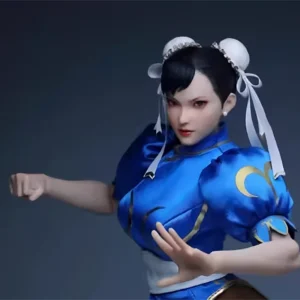 1/6th Z6TOYS ZC020 Female Soldier Warrior Chun Li Head Sculpt Carving Eye Can be Moved Toys Model For 12" JIAOU Doll TBL Collect