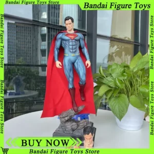 50cm Superman Anime Figure Superman Dawn Of Justice Action Figure Pvc 2 Heads 2 Hands Statue Ornament Children Toys Gift