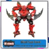 Transformation Dn01 KO UniqueToys UT-R06 Dino Red Dasher Alloy Robot Action Figure
