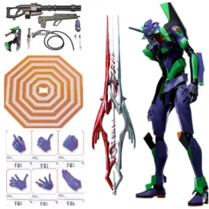 Bandai Anime EVA Evangelion-01 Joint Movable Model Figures Evangelion MAF080 Anime Cartoon Doll Figurines Kids Toys Gifts