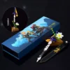 Zelda Anime Link Master Sword Model Key Chain Movable Box Action Figure