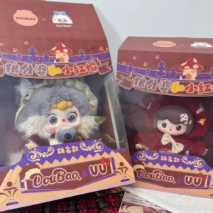 New Uu and Doubao Valentine's Day Limited Edition 400% Hanging card Big Bad Wolf Little Red Riding Hood Doll Toys Birthday Gifts