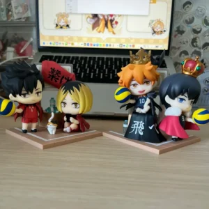 In Stock Genuine Gsc Qset+ Haikyuu!! Hinata Shoyo Tobio Kageyama Kuroo Tetsurou Kozume Kenma 10cm Model Toy Birthday Gifts