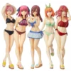 20CM Anime the Quintessential Quintuplets Sexy Swimsuit Standing Nakano Miku Collectible Figure