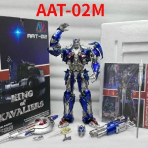 In Stock Transformatiom AAT-02M metal paint king of kavaliers aat02m movie 5 ation figure transformable toy car model