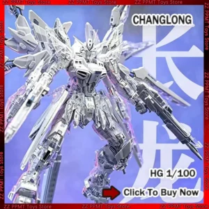 CHANGLONG 7701 MGEX 1/100 Zgmf-X20a Strike Freedom twilight clear coating Assembly Model Anime Action Figure Robot Plastic Model