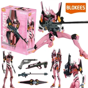 BLOKEES Original Evangelion Type-08a Legend Edition Neon Genesis Evangelion Mari Makinami Assembled Action Figure Anime Robot Ar