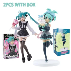 Hot Kawaii Girl Hatsune Miku Anime Figure Fashion Subclture Miku Action Figure Christmas Gift PVC Collection Model Doll Toys