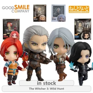 GSC Original NENDOROID Series 1108 Xili1351 Yennefat907 Geralt1429 Trish Merigerd Action Figure Model Toys Gifts Fo Boys