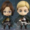 10cm Attack On Titan Erwin Smith Hange Zoe 1123# 775# Anime Christmas Action Figure