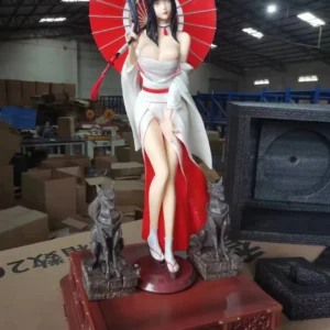 60cm Anime White Kimono Hinata Hyuga Wedding Ceremony Ver. GK PVC Action Figure Statue Collection Model Kids Toys Doll Gifts